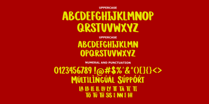 Chubikoly Font Poster 5