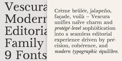 Vescura Font Poster 13