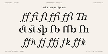 Vescura Font Poster 6