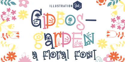 ZP Gidbergarden Font Poster 1