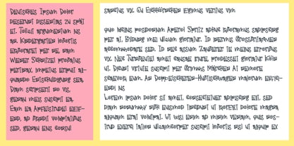 ZP Gidbergarden Font Poster 2