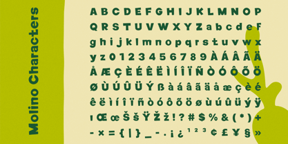 Molino Font Poster 2