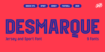 Desmarque Font Poster 1