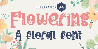 ZP Flowering Font Poster 1