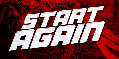 Brace Racing Font Poster 5