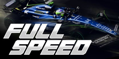 Brace Racing Font Poster 4