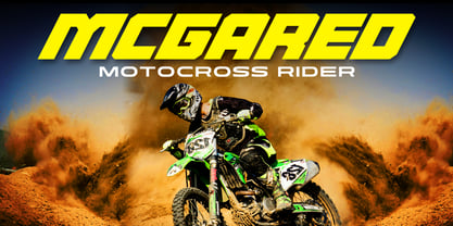 Brace Racing Font Poster 3