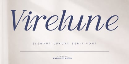 Virelune Font Poster 1