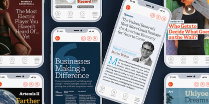 Herald News Font Poster 6
