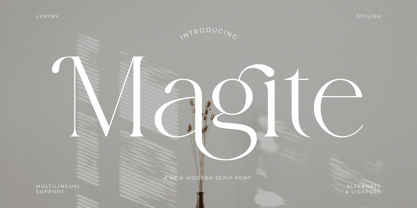 Magite Font Poster 1