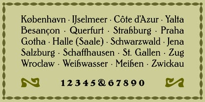 Bernhard Roman Font Poster 6