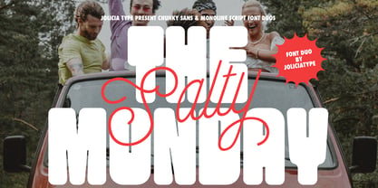 The Salty Monday Font Poster 1