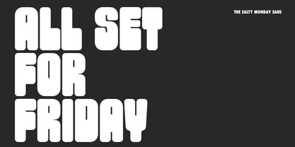The Salty Monday Font Poster 7
