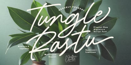 MC Tungle Rastu Font Poster 1