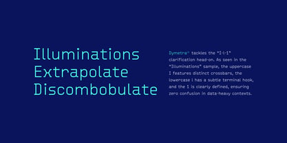 Dymetra Font Poster 10