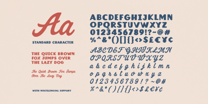Rustic Graytone Font Poster 9