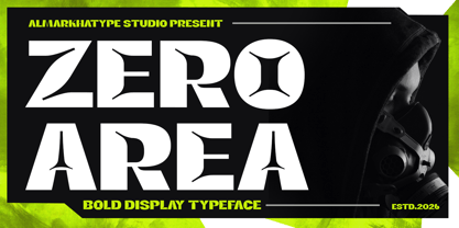 Zeroarea Font Poster 1