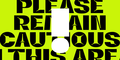 Zeroarea Font Poster 2