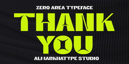 Zeroarea Font Poster 15