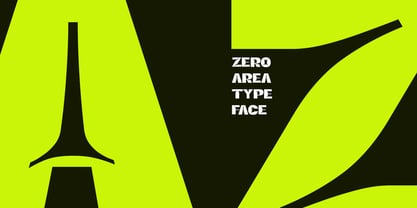 Zeroarea Font Poster 7
