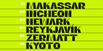 Zeroarea Font Poster 12