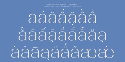 MTC Rachstela Font Poster 4