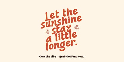 Sunset Fiesta Font Poster 10