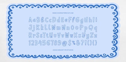Beffalda Outline Font Poster 11