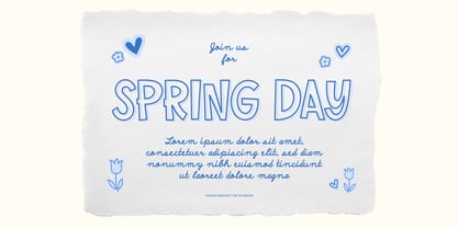 Beffalda Outline Font Poster 2