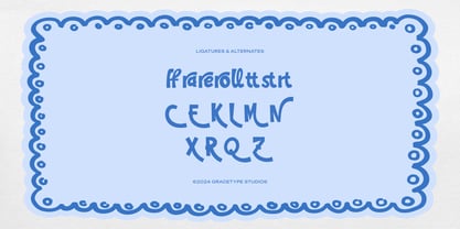 Beffalda Outline Font Poster 12