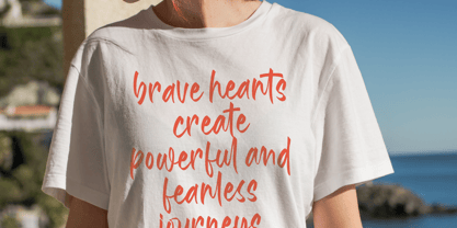 Smoky Hand Font Poster 13