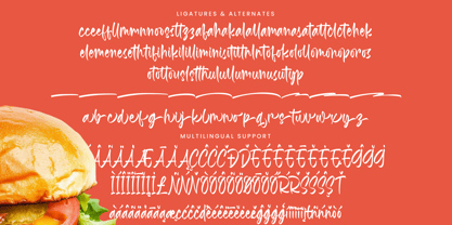 Smoky Hand Font Poster 15