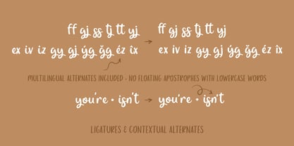 Whisky Fudge Script Font Poster 4