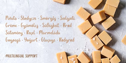 Whisky Fudge Script Font Poster 3