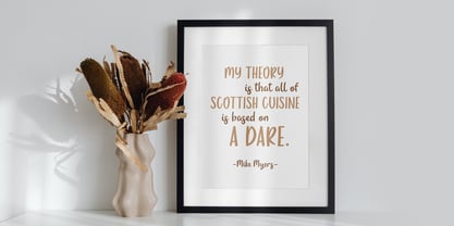 Whisky Fudge Script Font Poster 5