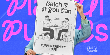 Rolly Pulfy Font Poster 2