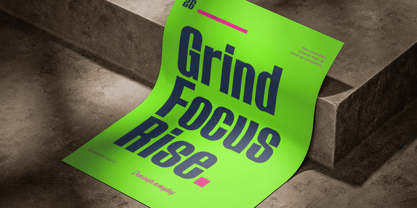 Radiant Spectrum Font Poster 2