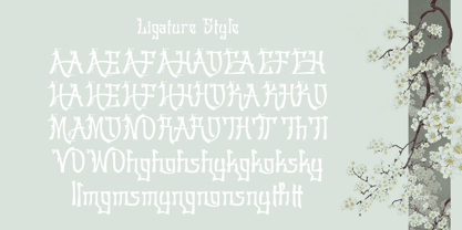 Tatsukaze Font Poster 9