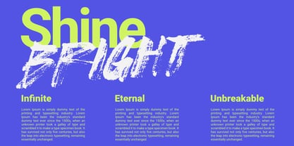 Kaiser Brush Font Poster 9