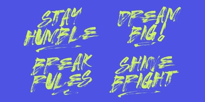 Kaiser Brush Font Poster 11