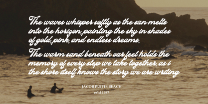 Camela Coast Font Poster 6