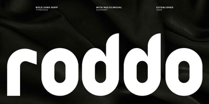 Roddo Font Poster 1