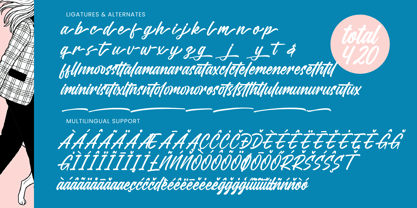 Delaghes Font Poster 15