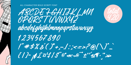 Delaghes Font Poster 14