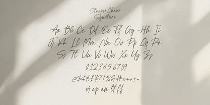 MC Streper Chane Font Poster 7