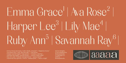Kenigha Font Poster 14