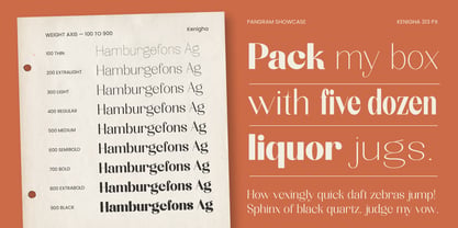 Kenigha Font Poster 11