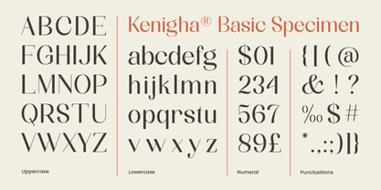 Kenigha Font Poster 4