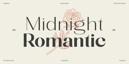 Kenigha Font Poster 7