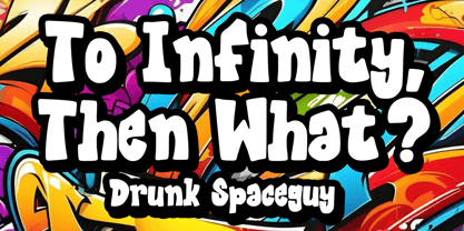 Asteroid Graffiti Font Poster 3